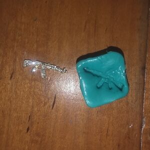 Small Ak 47 Mold Gun Rifle For Jewelry Making - Resin / Polymer Clay